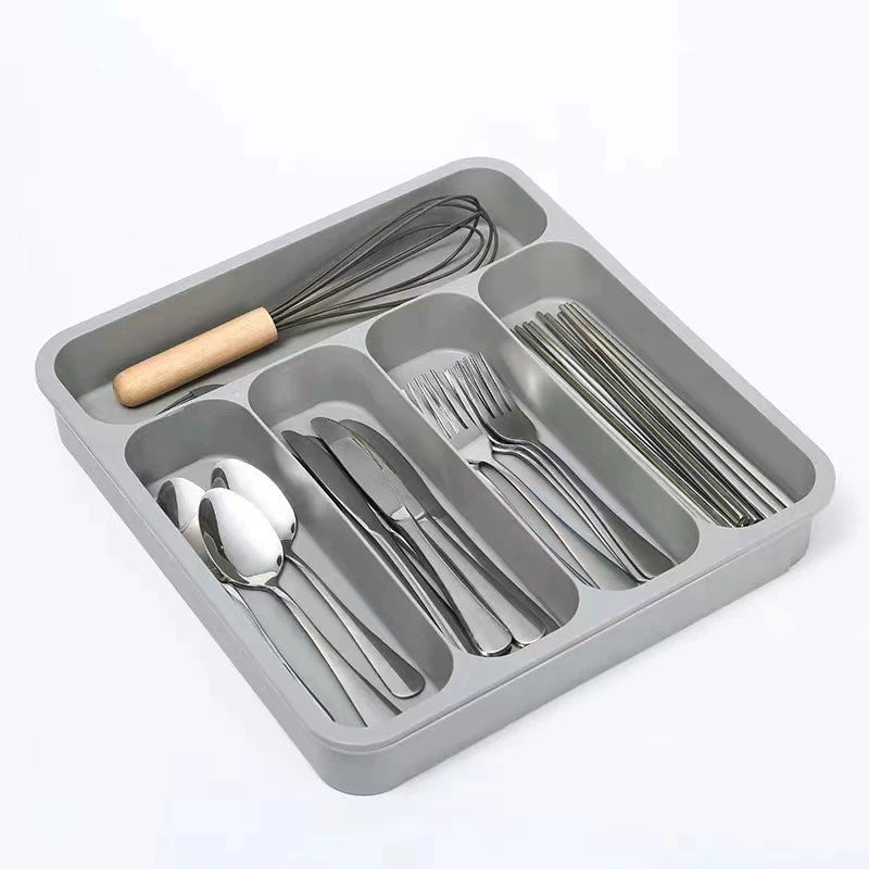 Soup Spoon Knife and Fork Organizing Box Pull-out Draining Rack Kitchen | Sorpresa