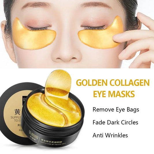 Skincare Products 24K Gold Hyaluronic Acid Eye Mask Remove Dark Eye Circles Collagen Eye Patches Korean Face Care Product | Sorpresa