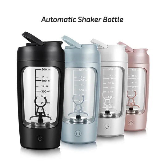 USB Electric Protein Shaker Bottle Portable 1200mAh Rechargeable Blender Cup Multipurpose 650ml Mixing Cups for Fitness Workout